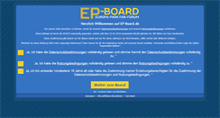 Desktop Screenshot of ep-board.de